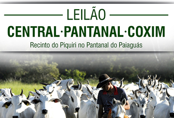 LEILÃO CENTRAL - PANTANAL - COXIM